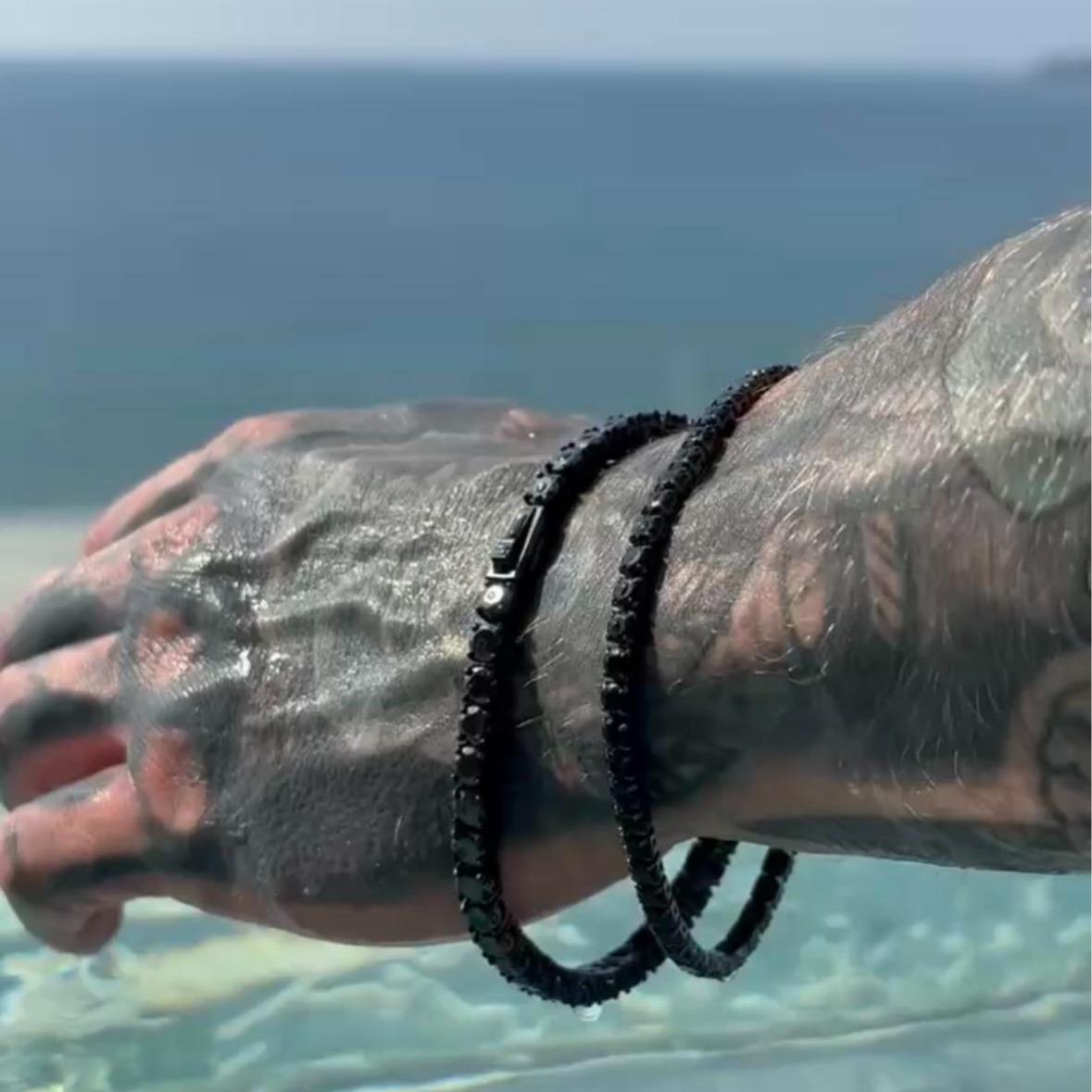 Origin Black Tennis Bracelet