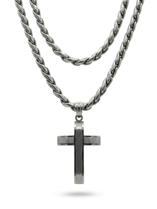 Apex Mens Necklace Silver