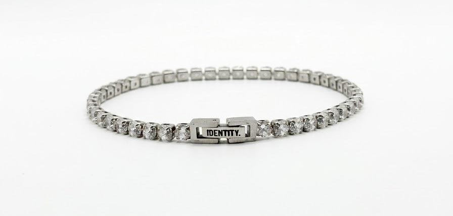 Clarity White Tennis Bracelet