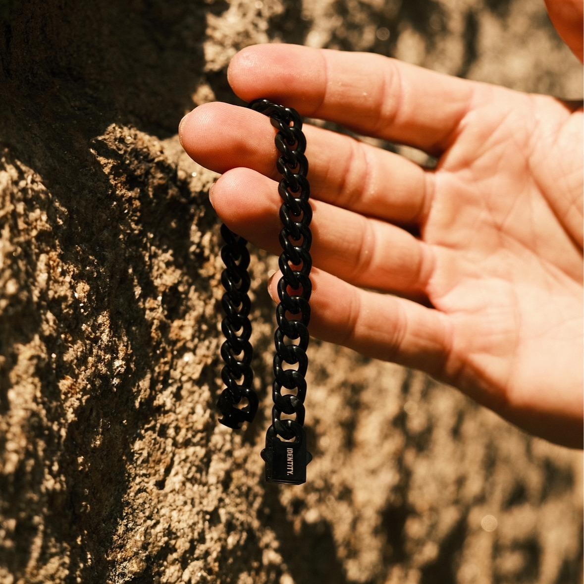 Foundation Black Link Bracelet