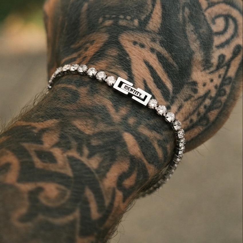 Clarity White Tennis Bracelet