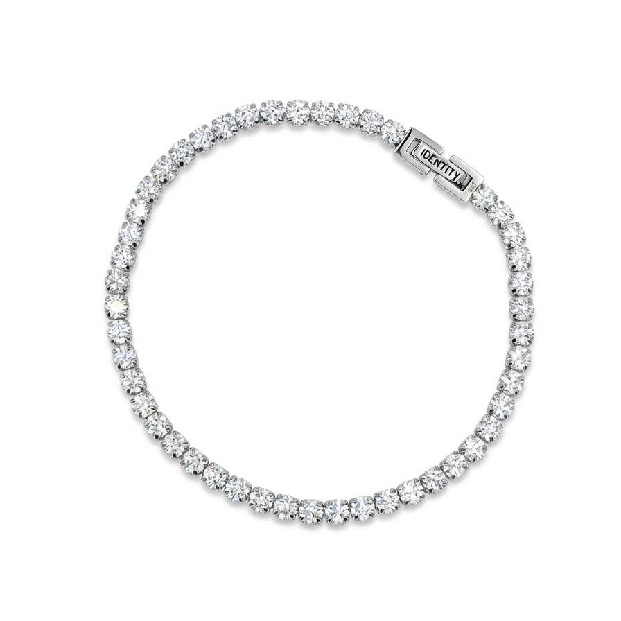 Clarity White Tennis Bracelet