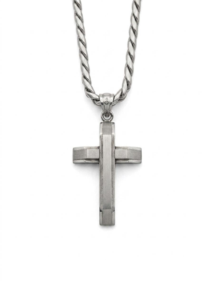 Apex Mens Necklace Silver