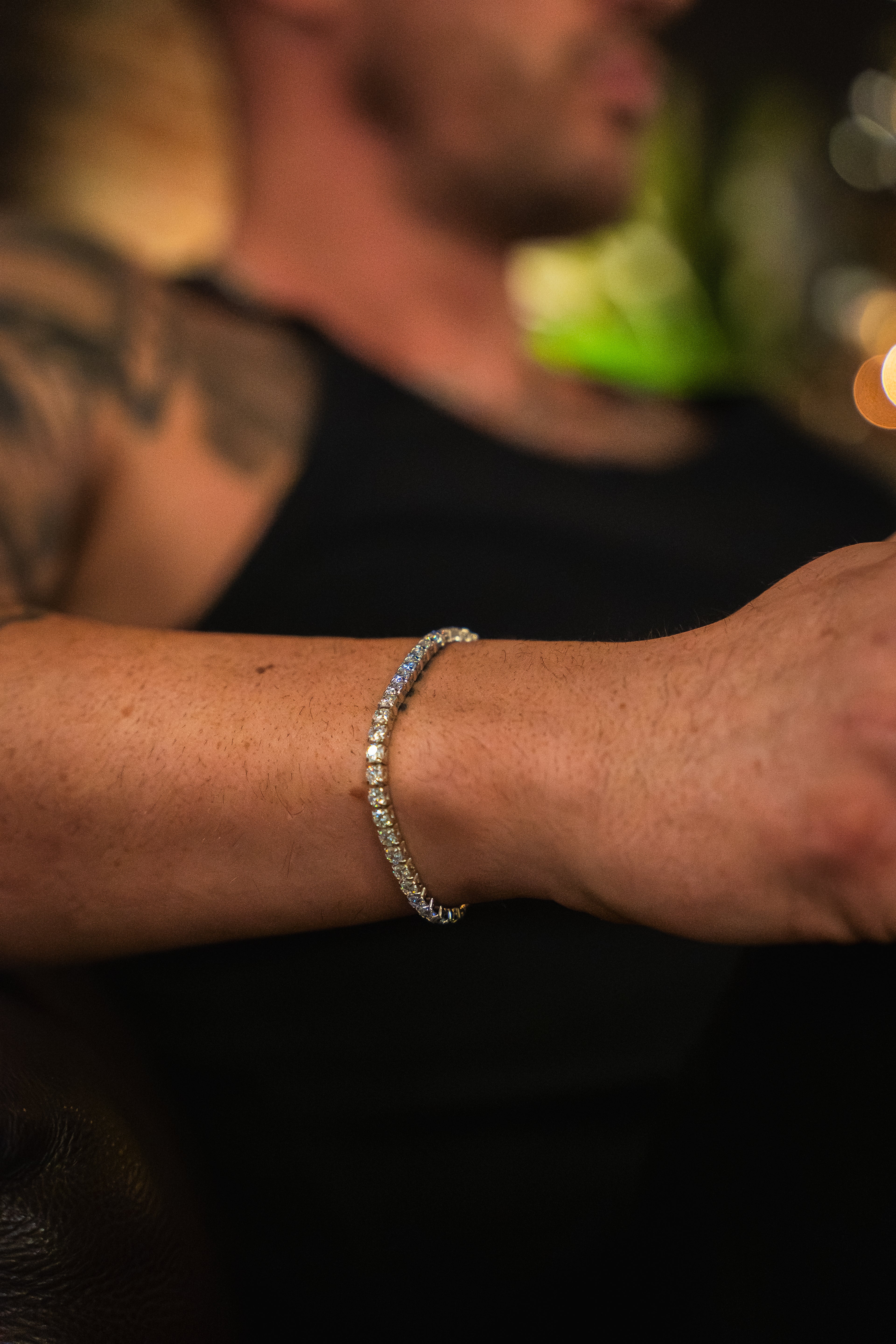 White Gold Signature IDENTITY Tennis Bracelet